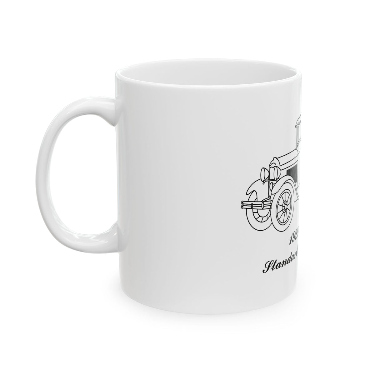 1929 Standard Fordor Sedan (3-Window) White Mug