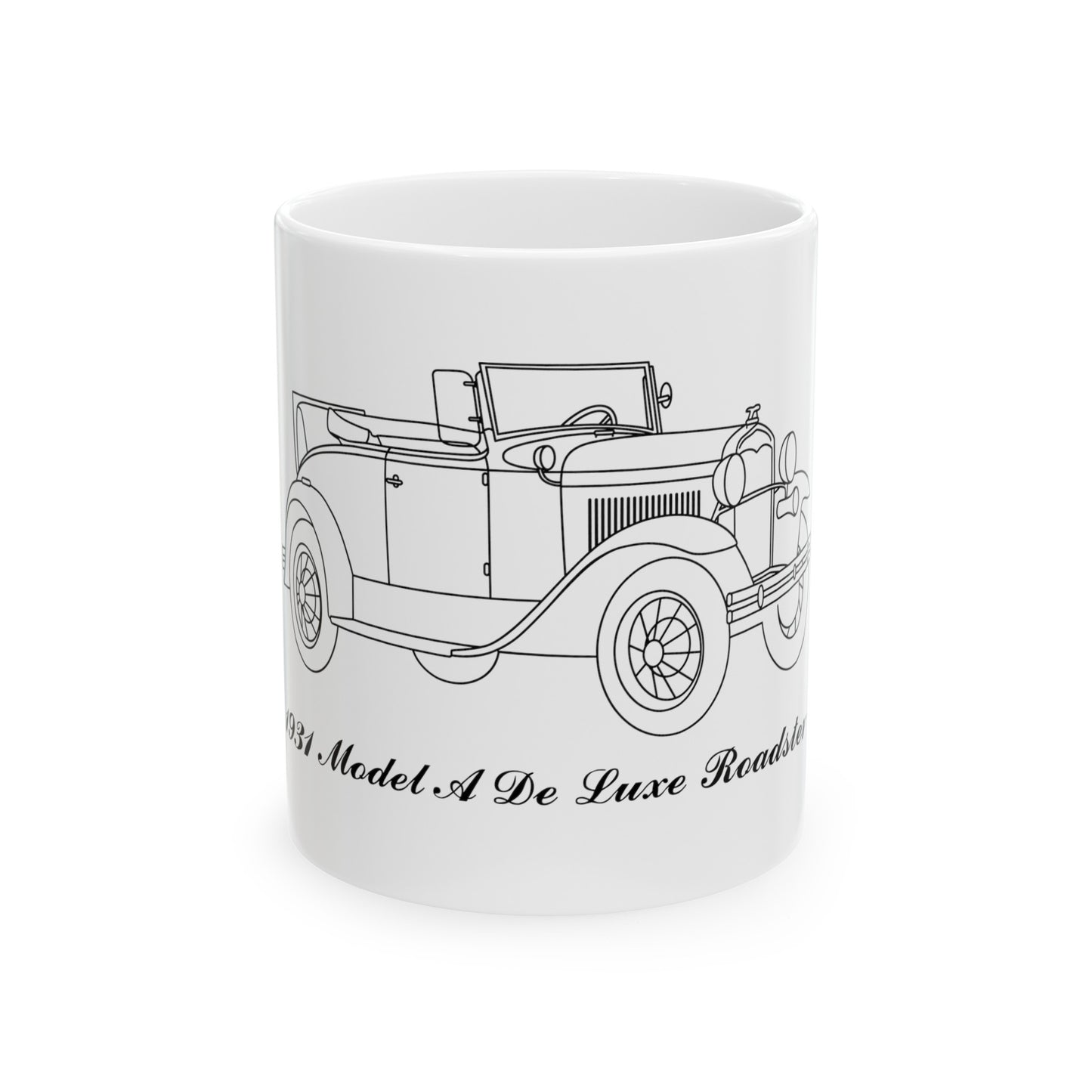 1931 De Luxe Roadster White Mug