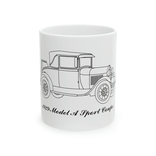 1929 Sport Coupe White Mug