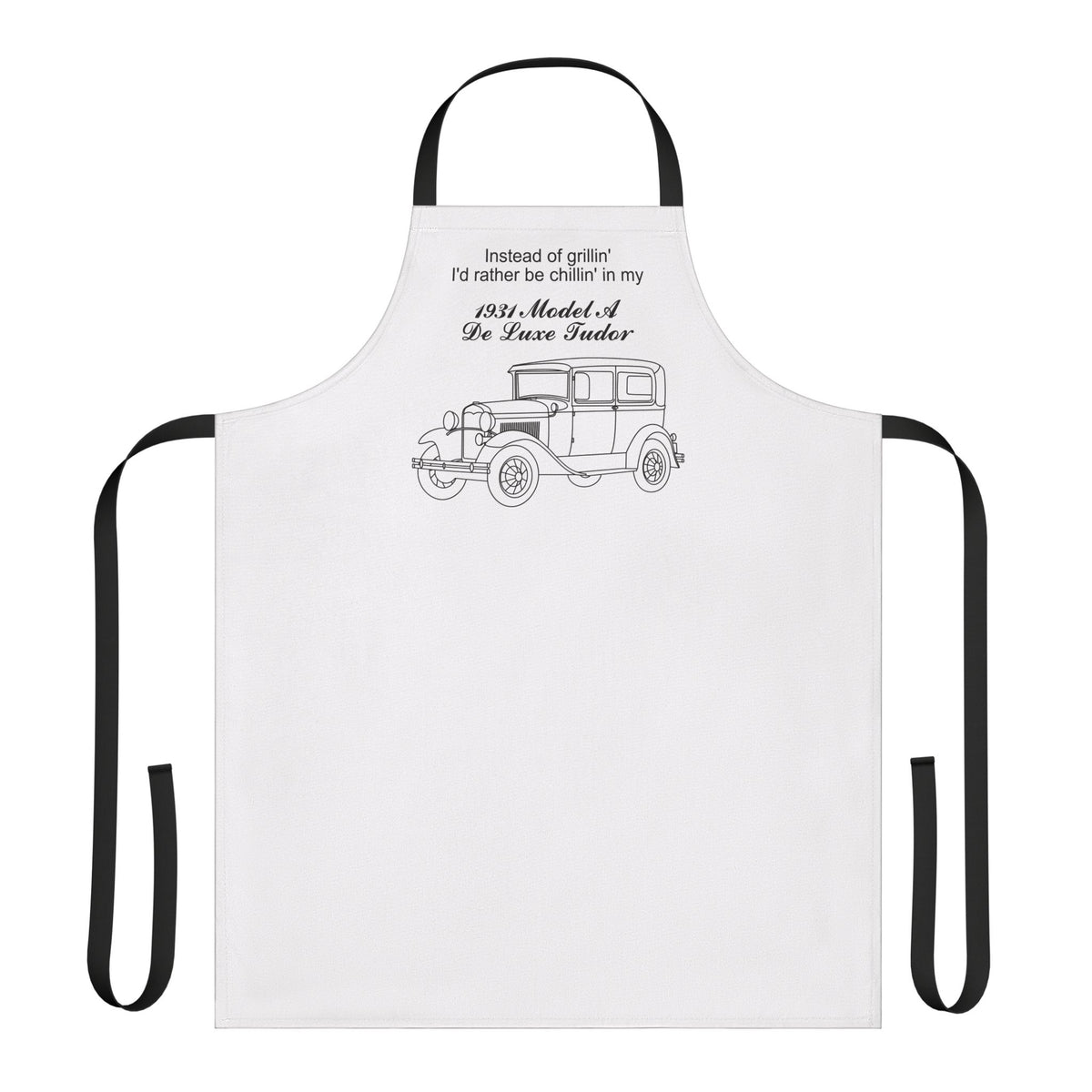 1931 De Luxe Tudor Grillin' Apron