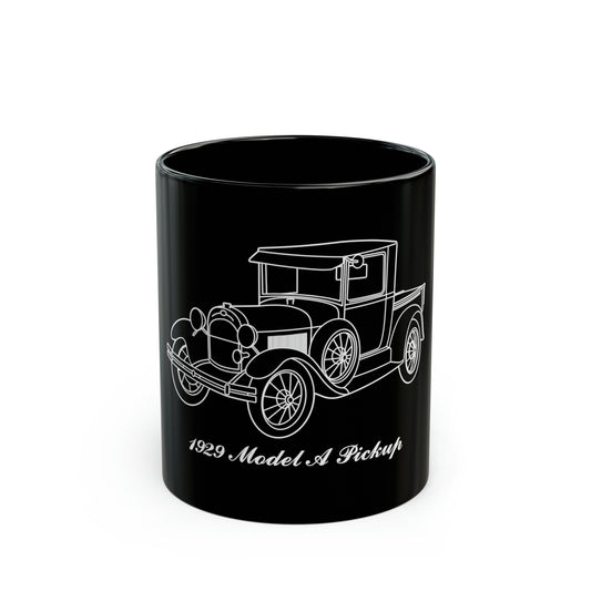 1929 Pickup Black Mug