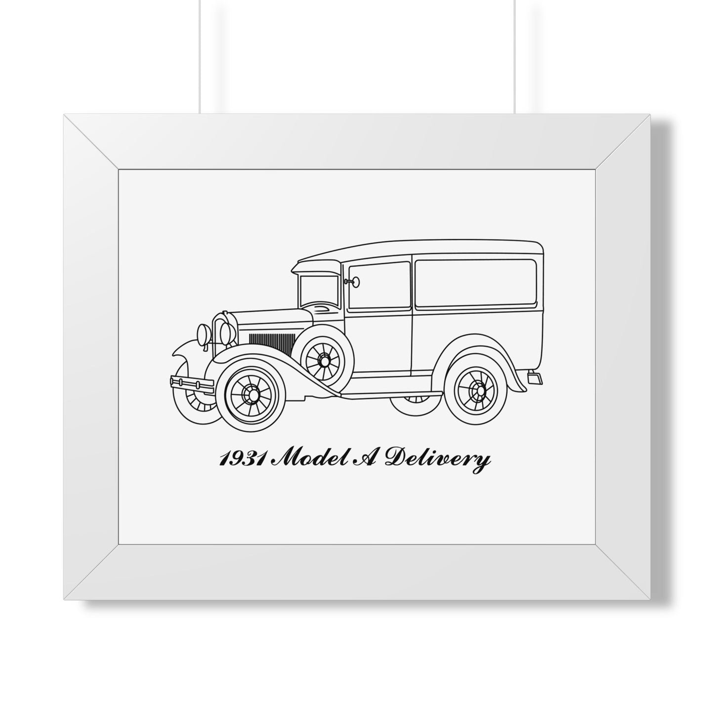 1931 Delivery Framed Drawing
