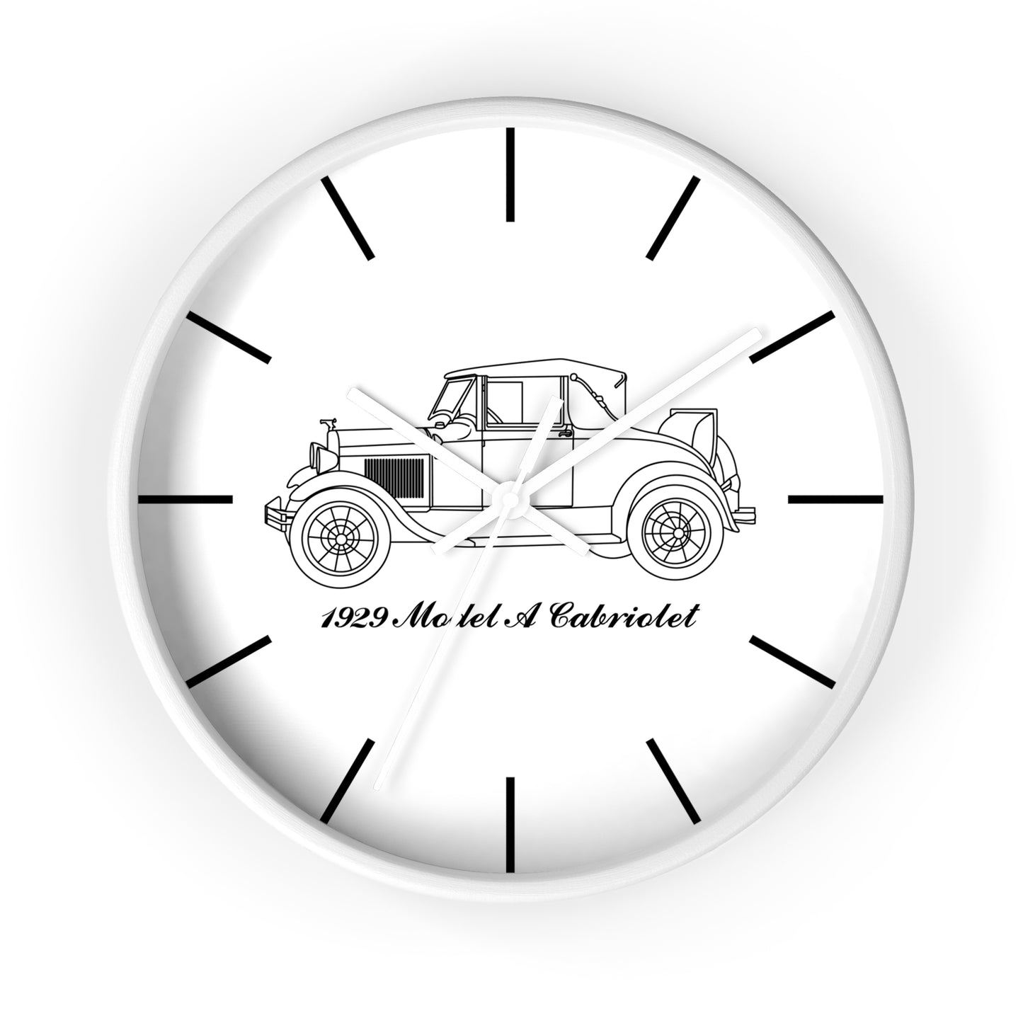 1929 Cabriolet Wall Clock