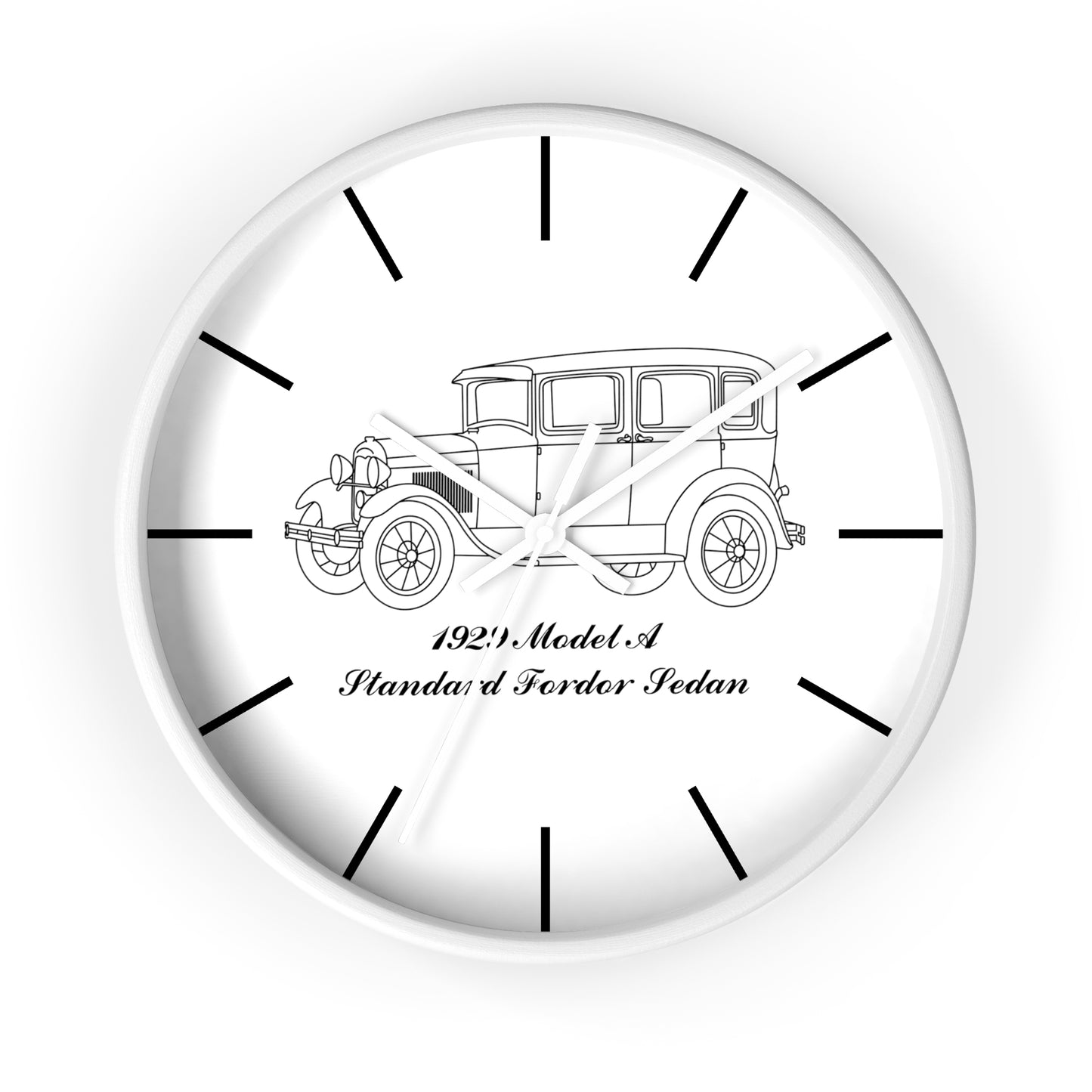 1929 Standard Fordor Sedan (3-Window) Wall Clock