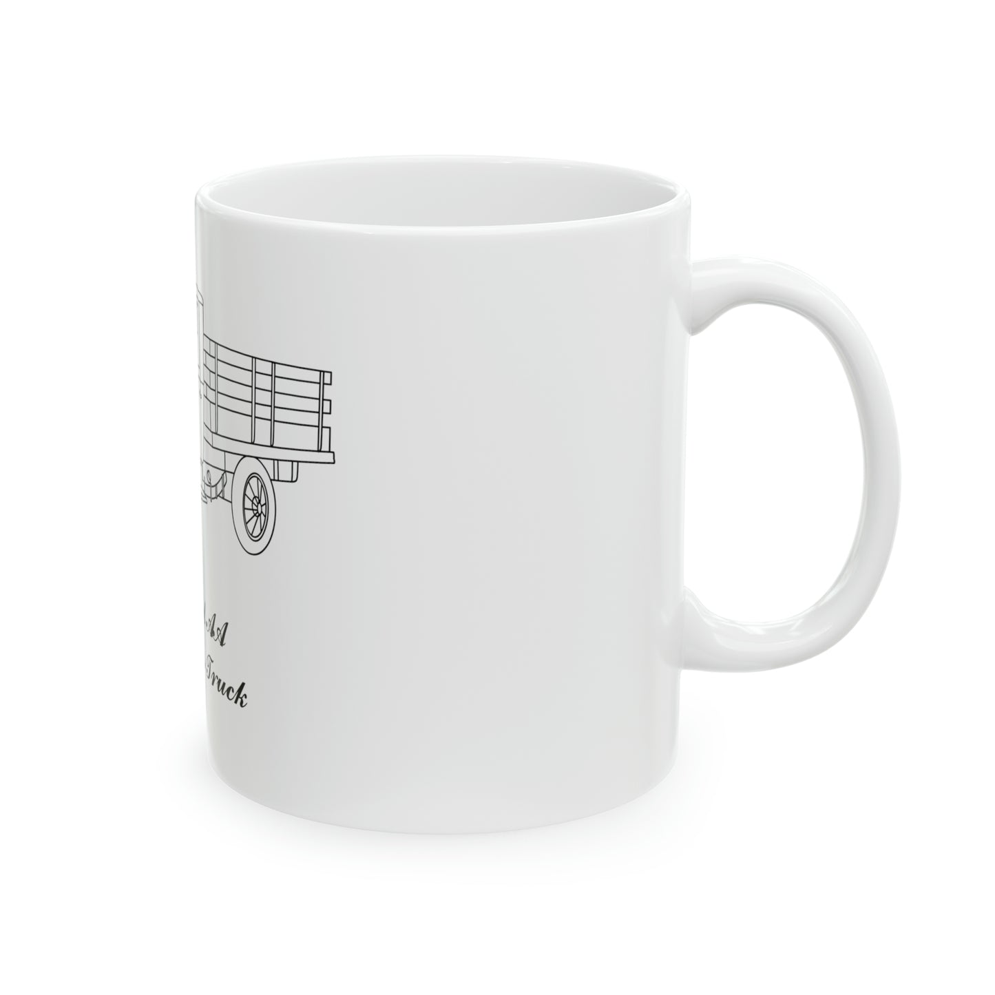 1929 AA Stake Racks White Mug