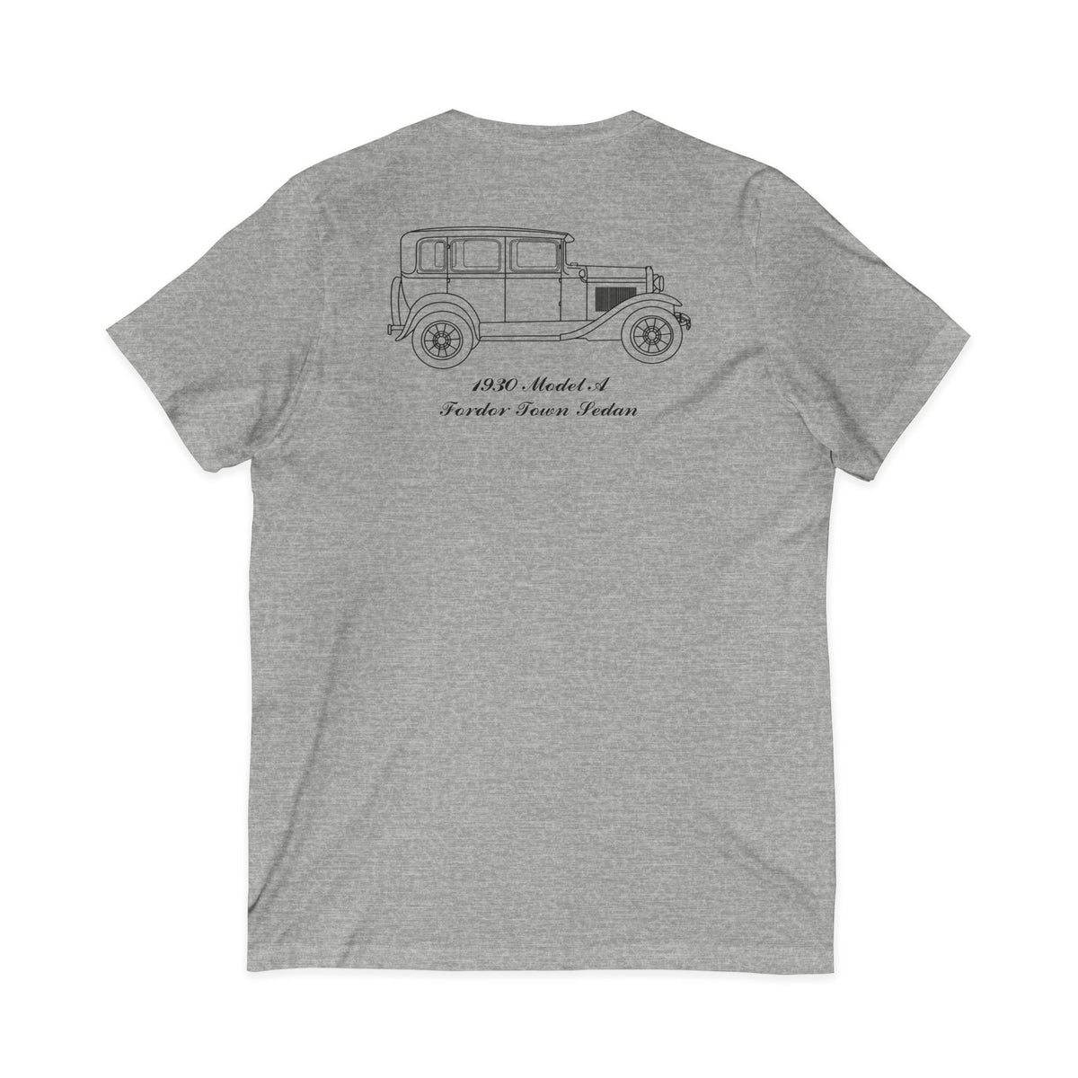 1930 Fordor Town Sedan Women's V-Neck Shirt