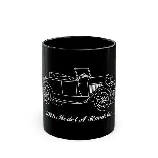 1928 Roadster Black Mug