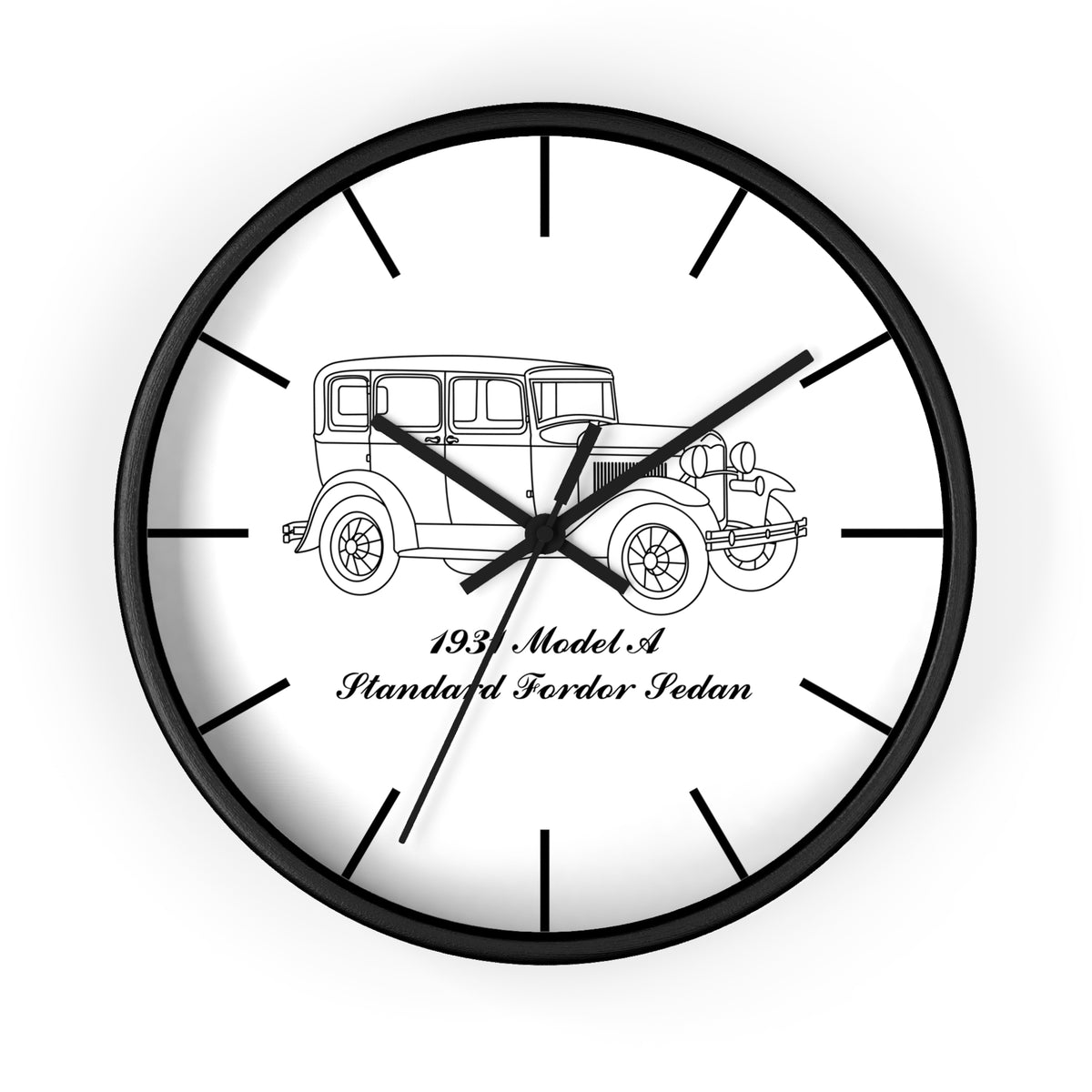 1931 Standard Fordor Sedan Wall Clock