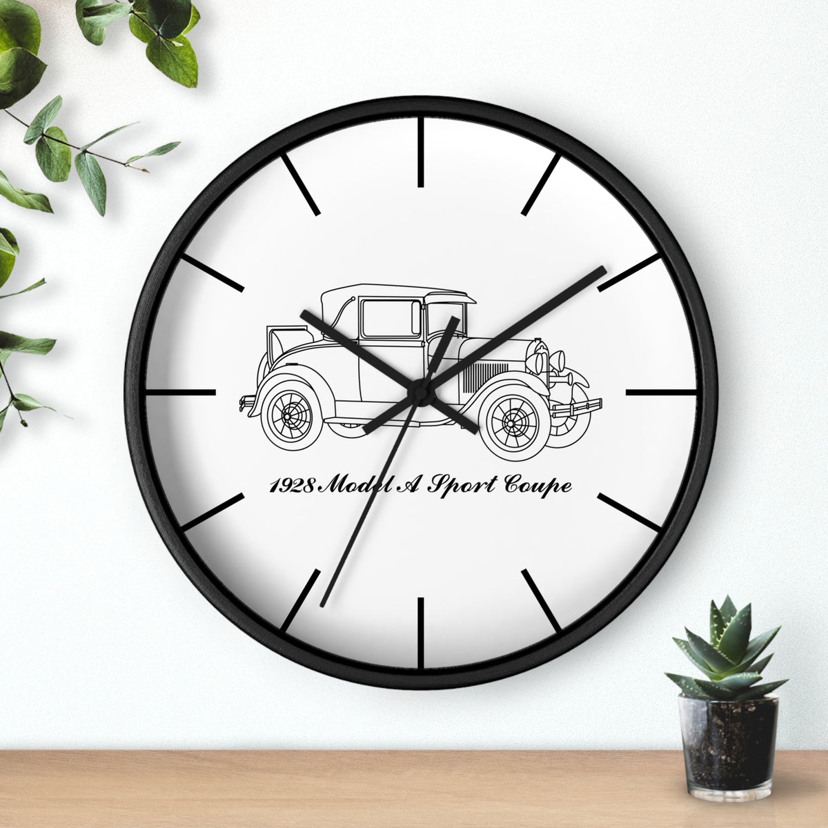 1928 Sport Coupe Wall Clock