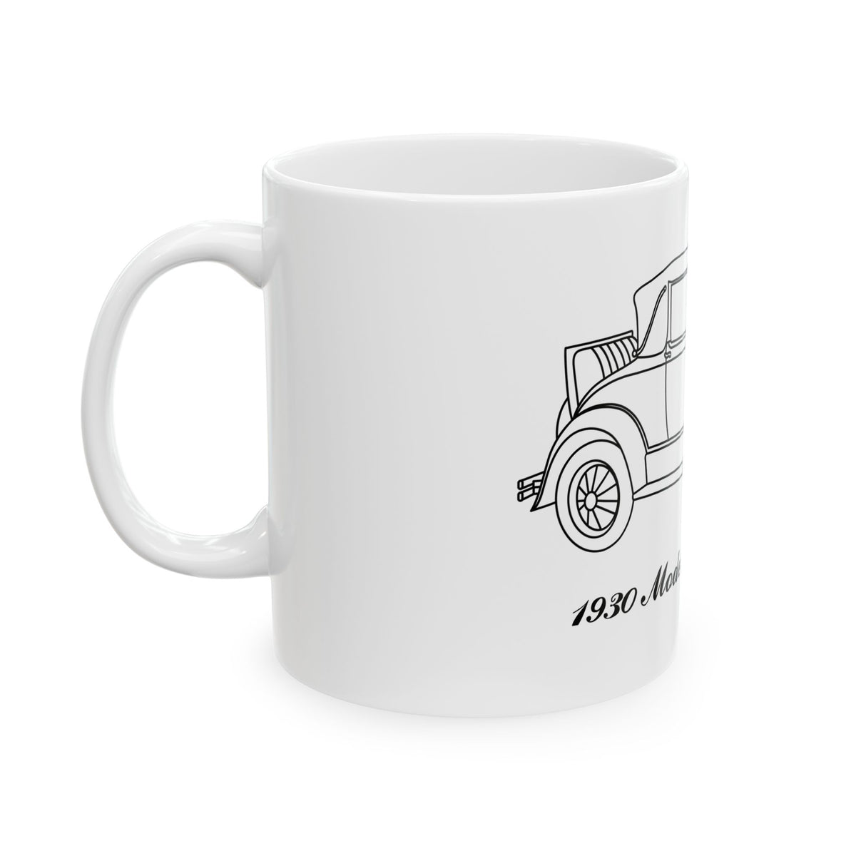 1930 Cabriolet White Mug