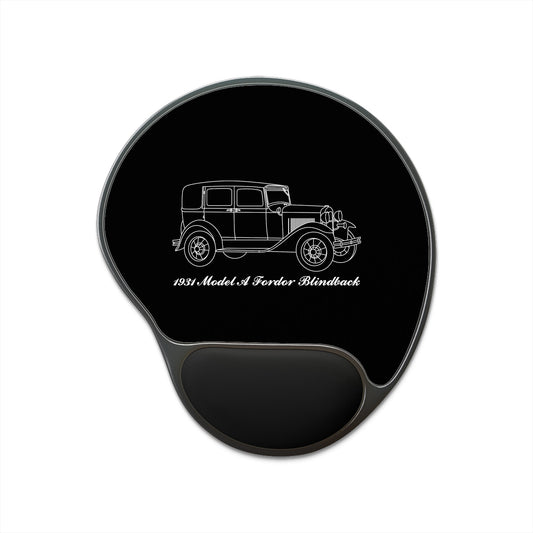1931 Fordor Town Sedan Blindback Wrist Rest Mouse Pad