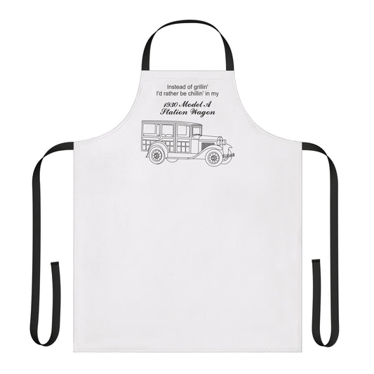 1930 Station Wagon Grillin' Apron