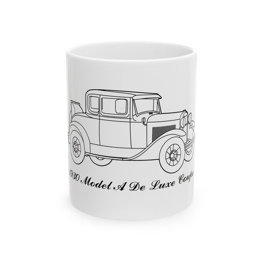 1930 De Luxe Coupe White Mug