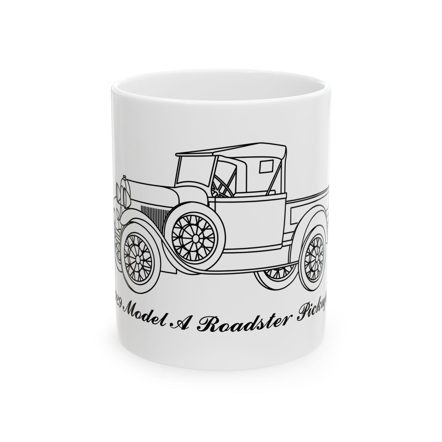 1929 Roadster Pickup White Mug