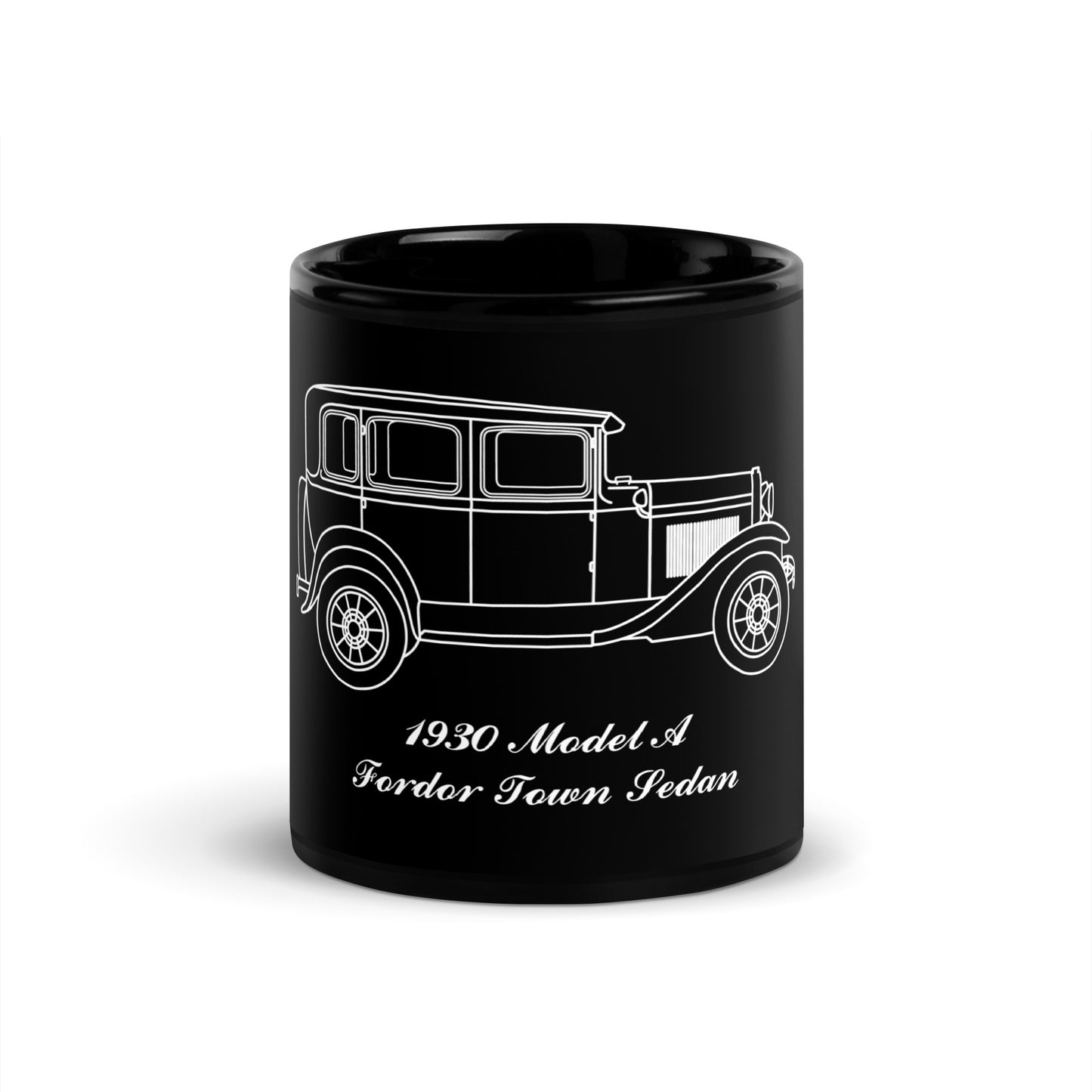 1930 Fordor Town Sedan Black Mug