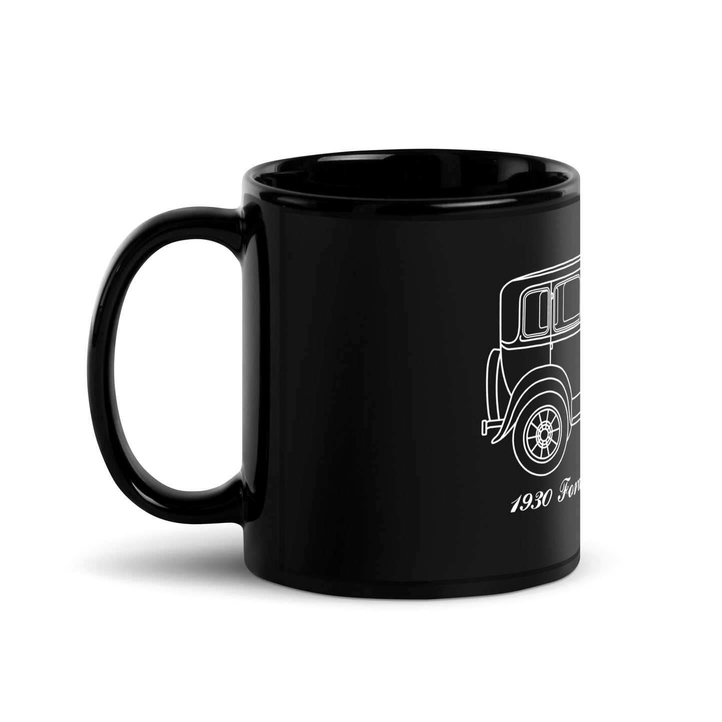 1930 Fordor Town Sedan Black Mug