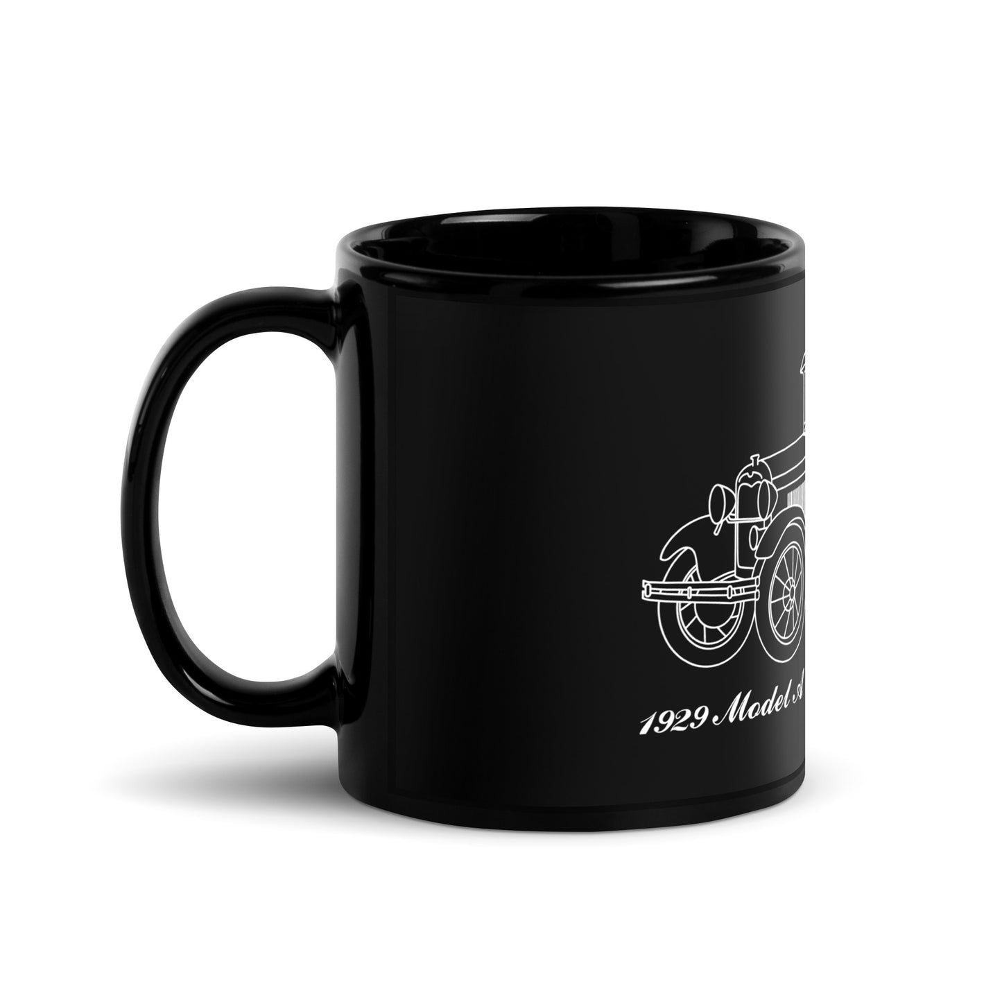 1929 Fordor Town Sedan Black Mug