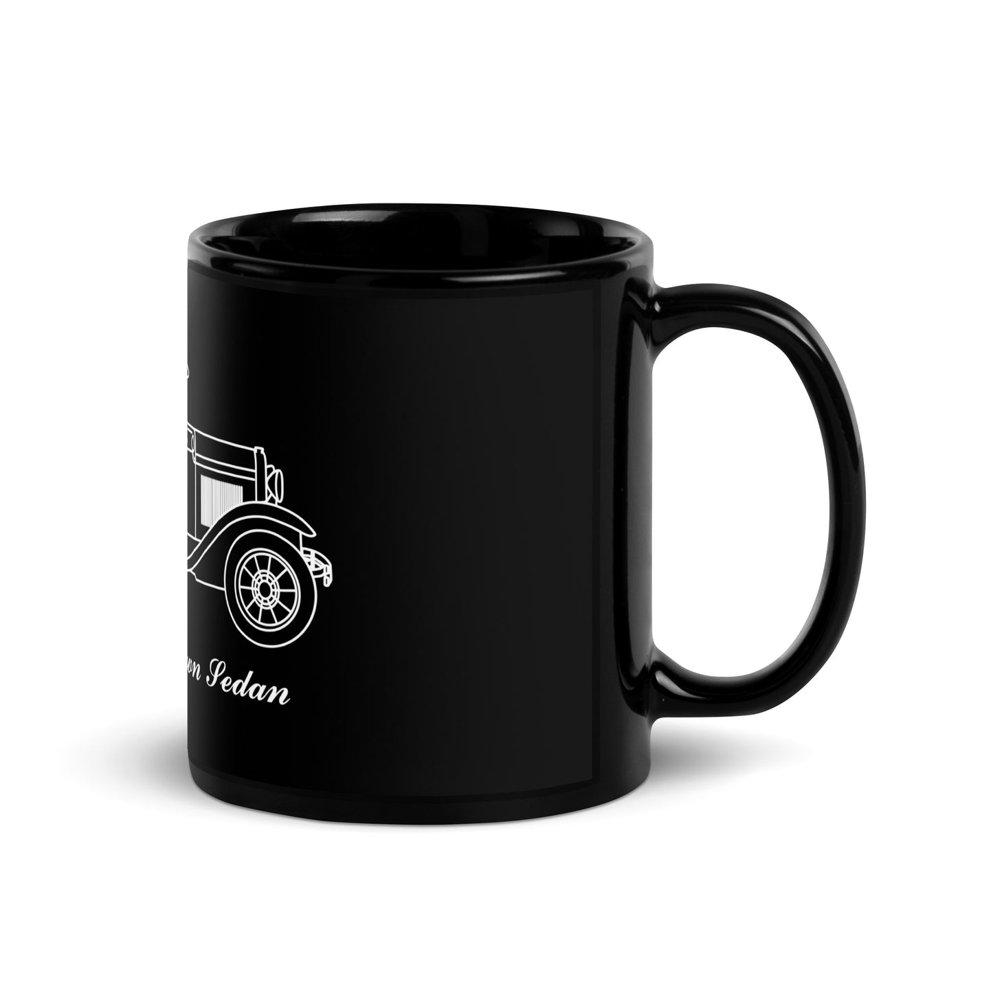 1930 Fordor Town Sedan Black Mug