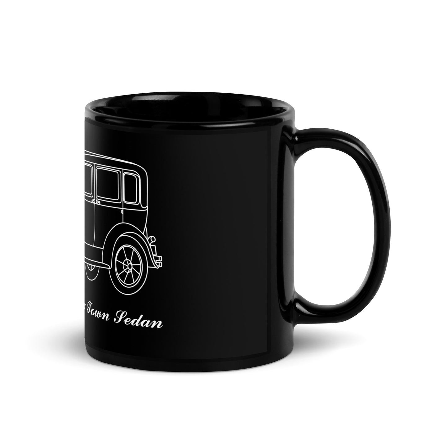 1929 Fordor Town Sedan Black Mug