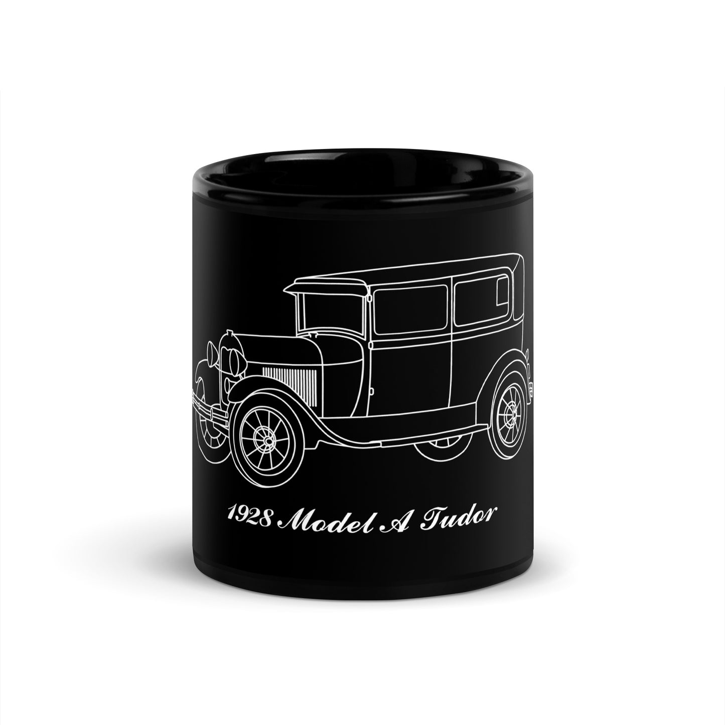 1928 Tudor Black Mug