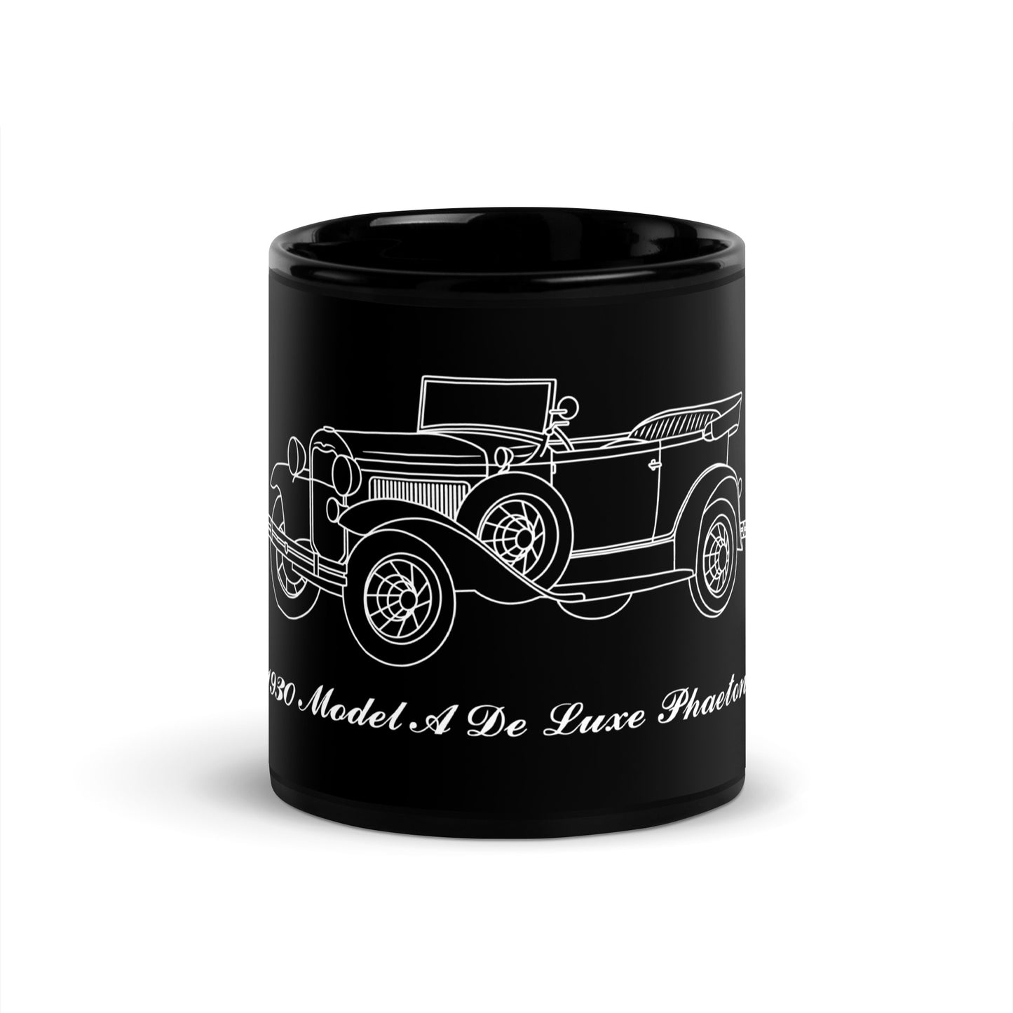 1930 De Luxe Phaeton Black Mug