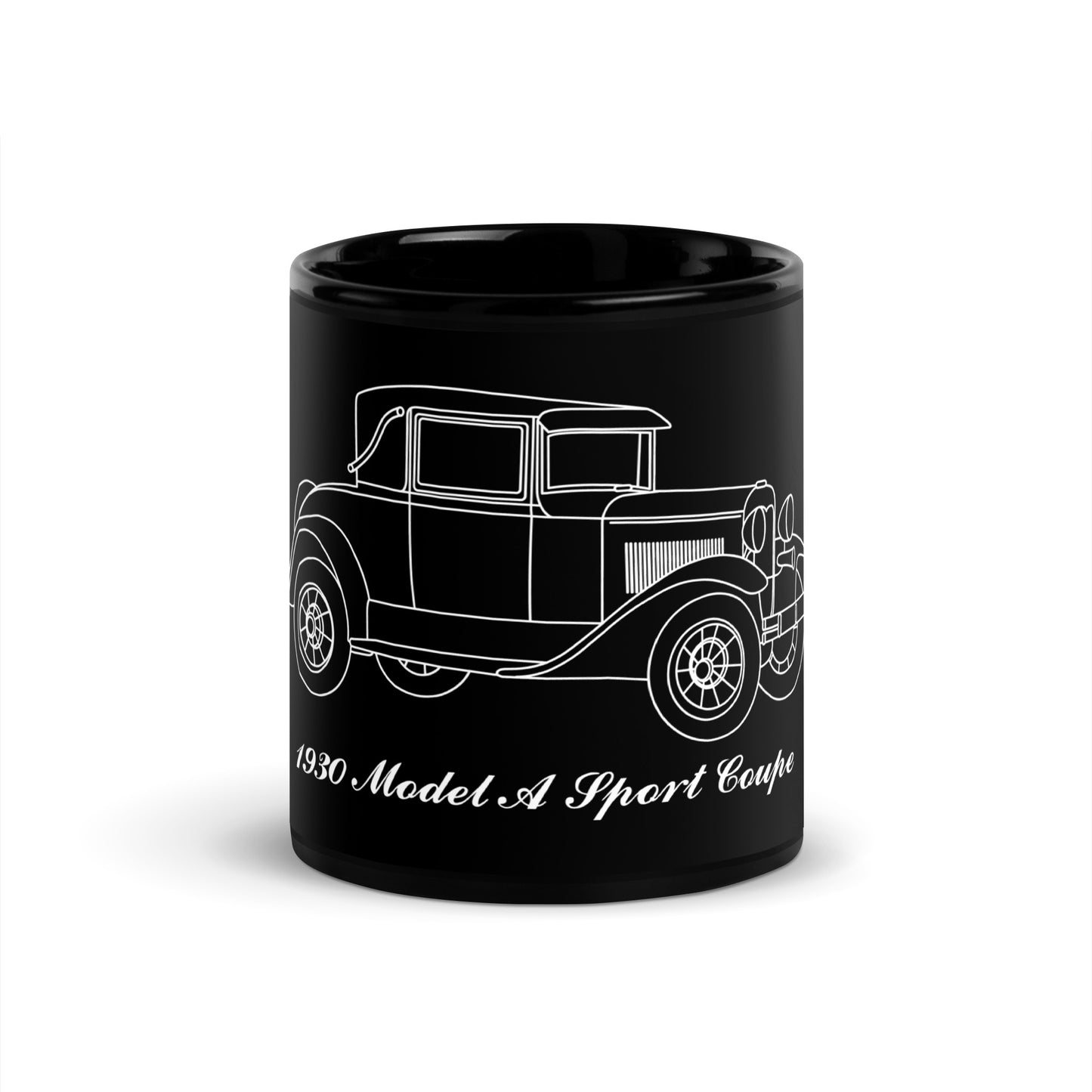 1930 Sport Coupe Black Mug