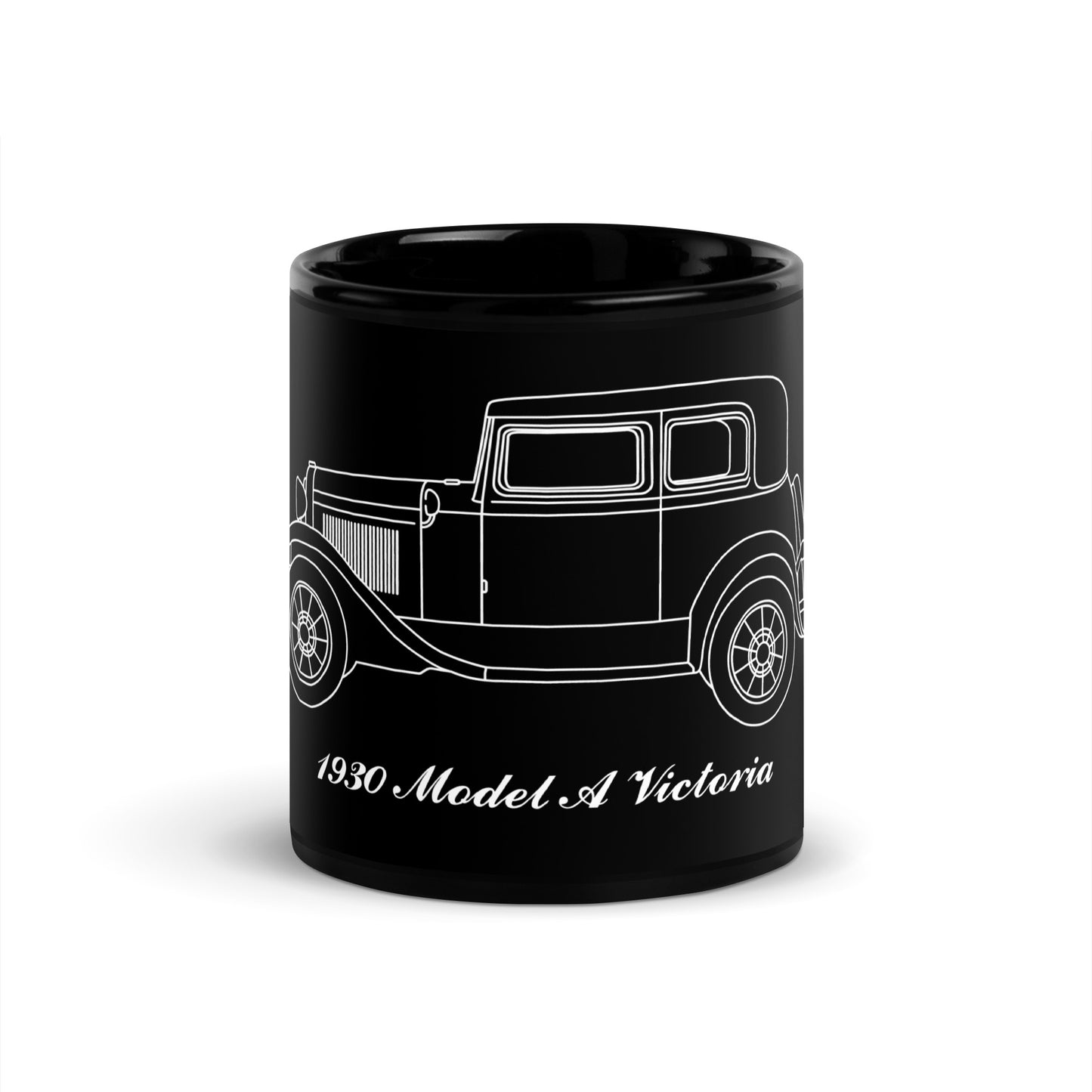 1930 Victoria Black Mug