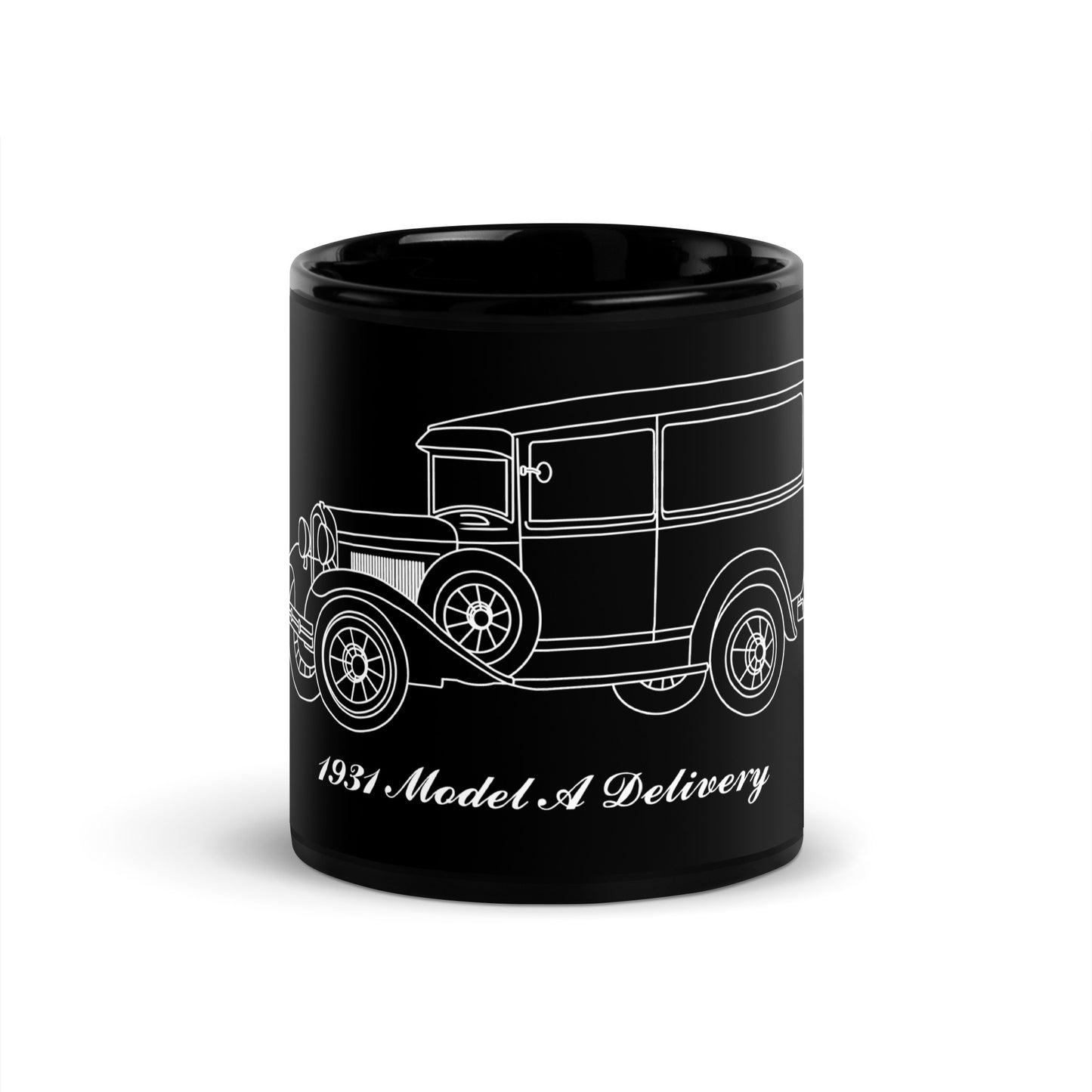 1931 Delivery Black Mug