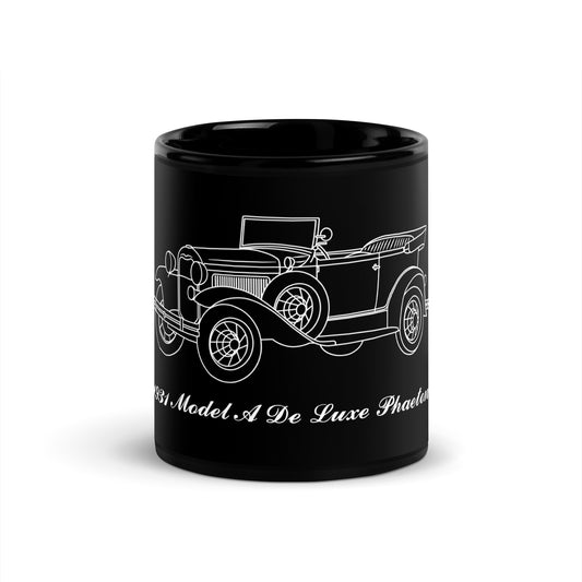1931 De Luxe Phaeton Black Mug