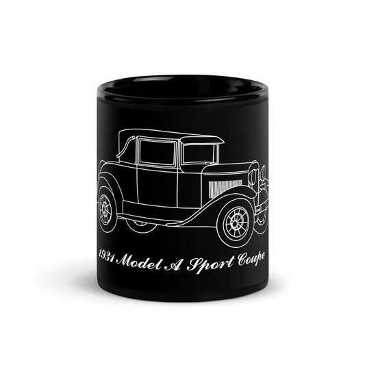 1931 Sport Coupe Black Mug
