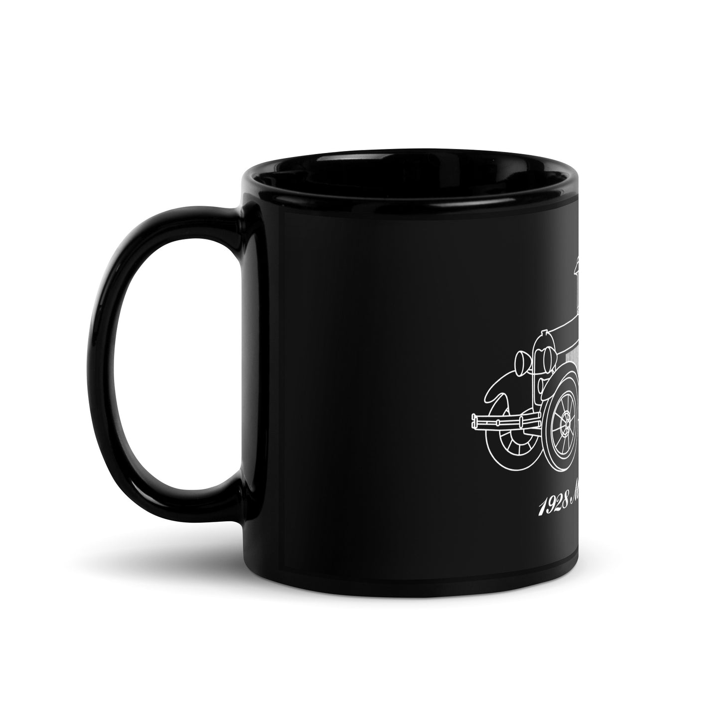 1928 Tudor Black Mug