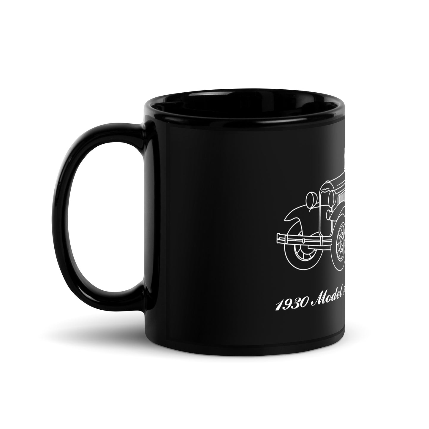 1930 De Luxe Phaeton Black Mug