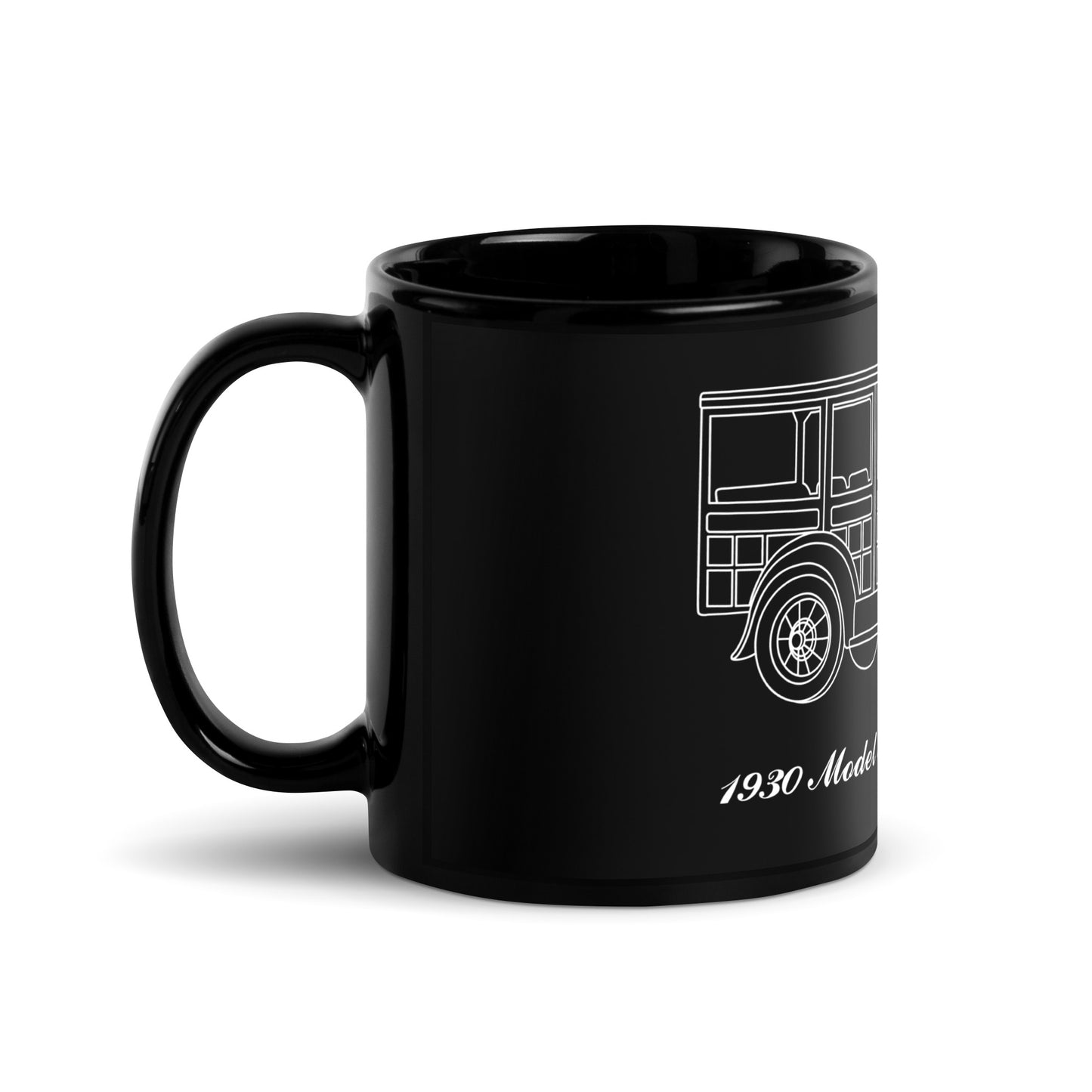 1930 Station Wagon Black Mug