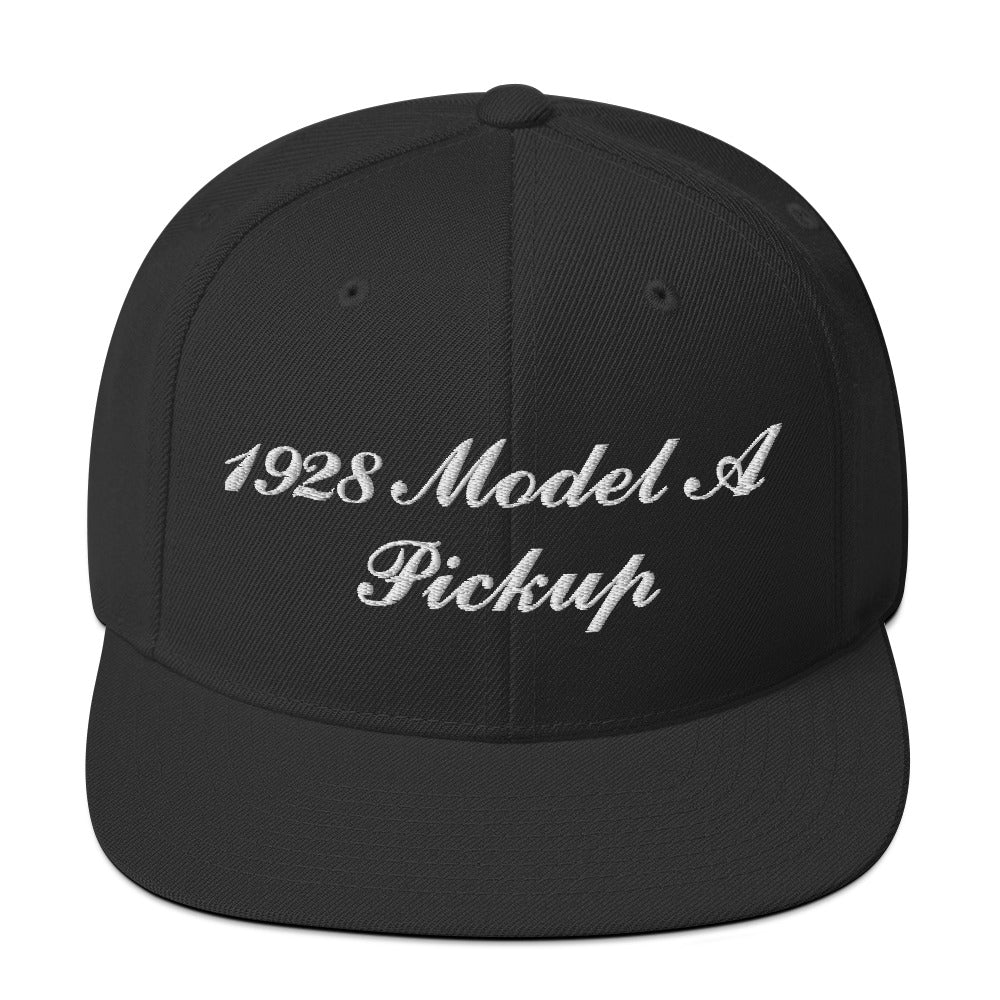 1928 Pickup Embroidered Black Hat