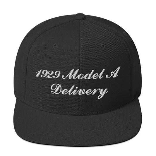 1929 Delivery Embroidered Black Hat