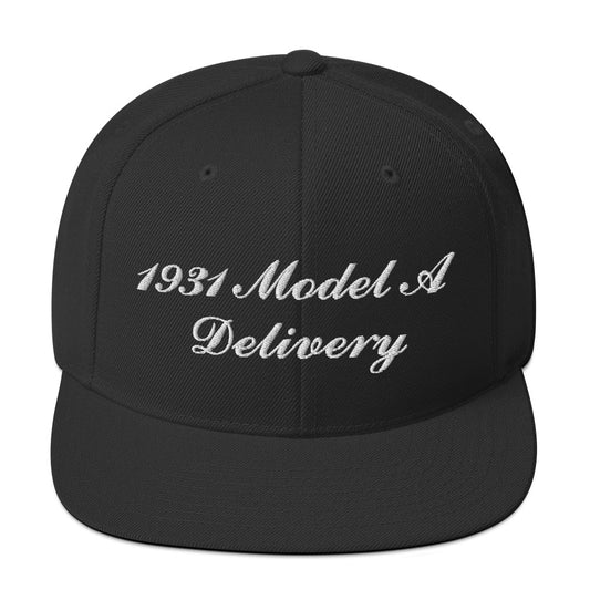 1931 Delivery Embroidered Black Hat