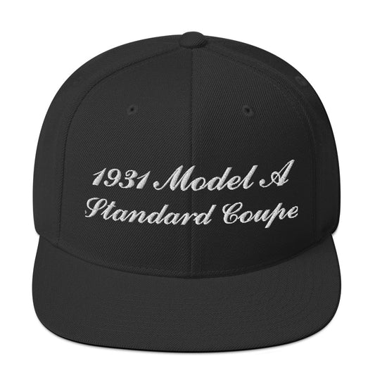 1931 Standard Coupe Embroidered Black Hat