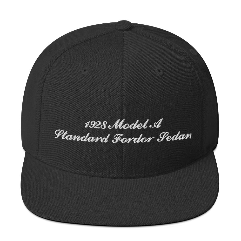 1928 Standard Fordor Sedan Embroidered Black Hat