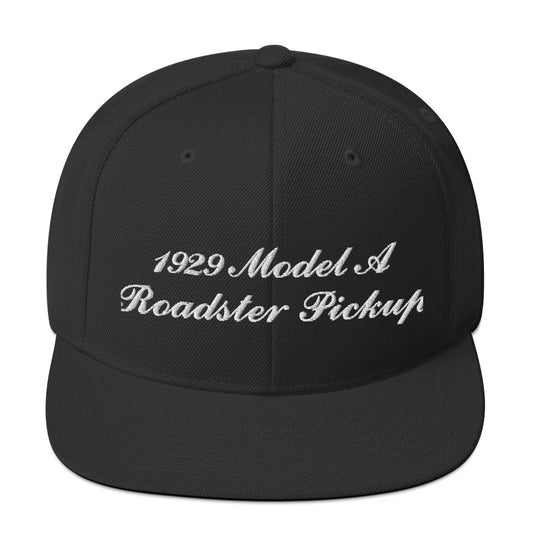 1929 Roadster Pickup Embroidered Black Hat