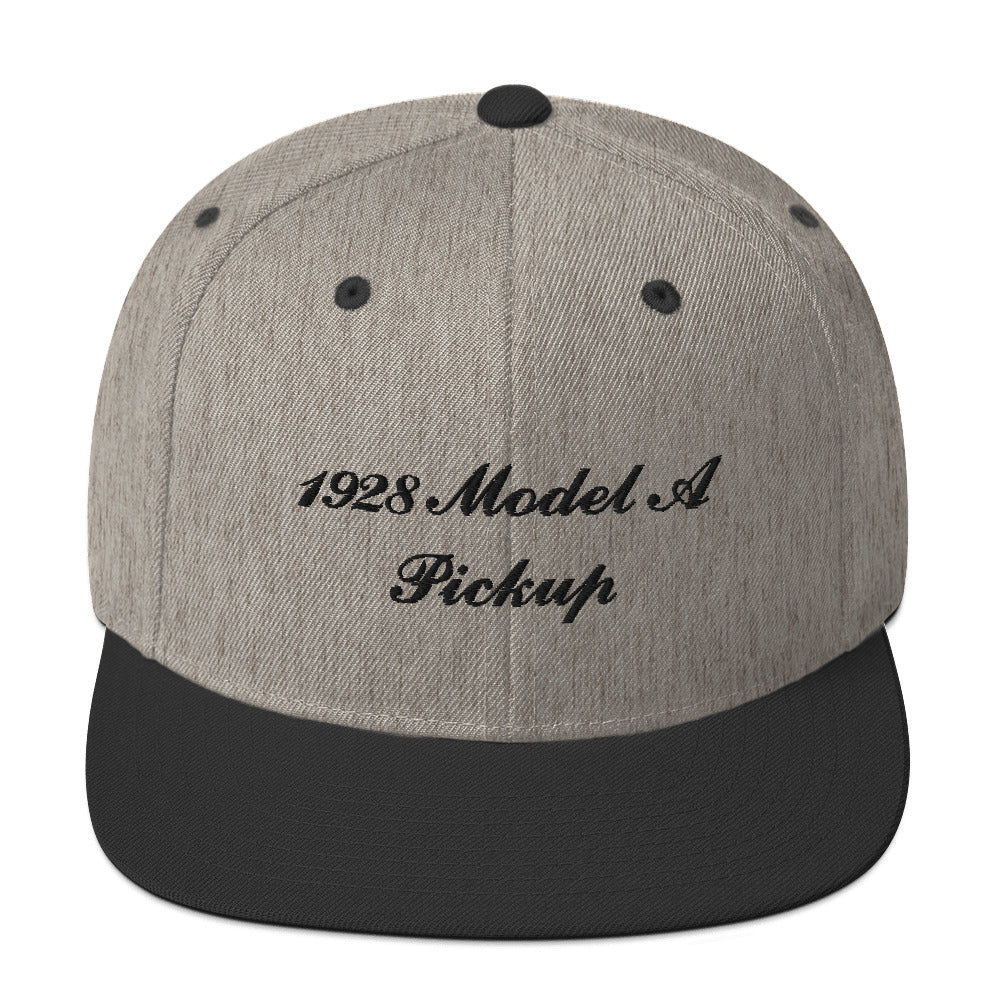 1928 Pickup Embroidered Gray Hat