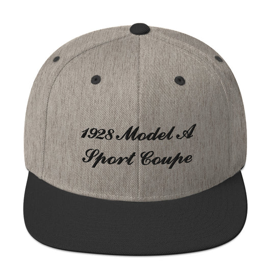 1928 Sport Coupe Embroidered Gray Hat