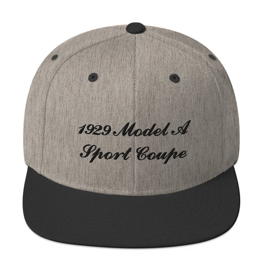 1929 Sport Coupe Embroidered Gray Hat
