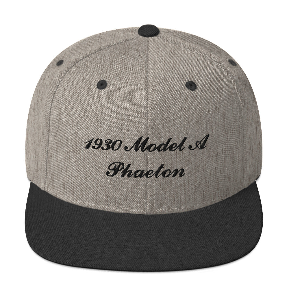 1930 Phaeton Embroidered Gray Hat