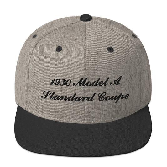 1930 Standard Coupe Embroidered Gray Hat