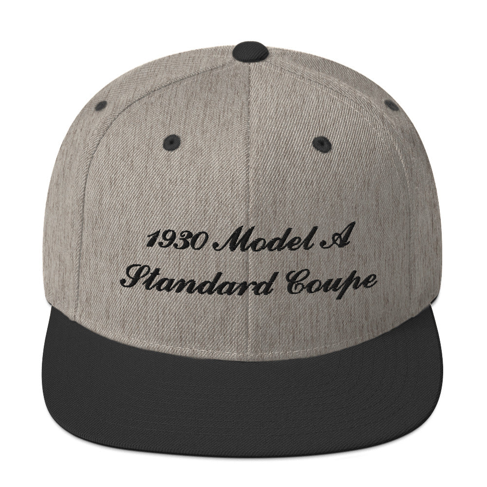 1930 Standard Coupe Embroidered Gray Hat