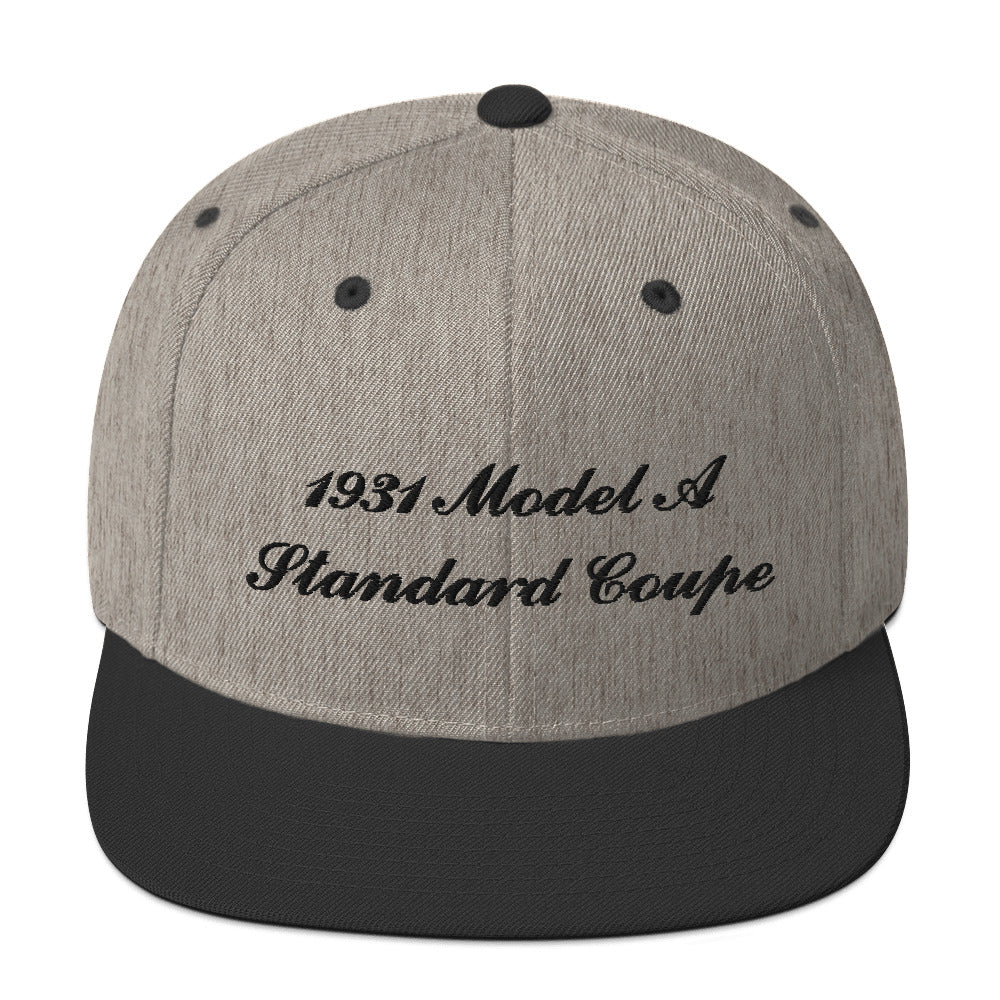 1931 Standard Coupe Embroidered Gray Hat