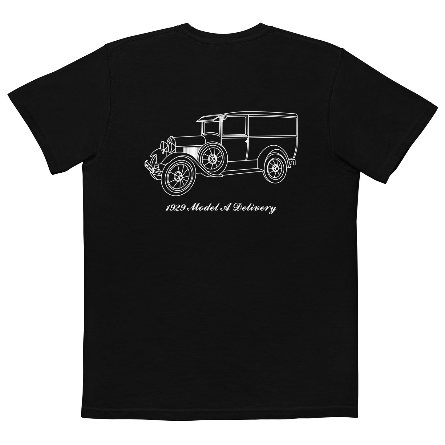 1929 Delivery Black Pocket T-Shirt