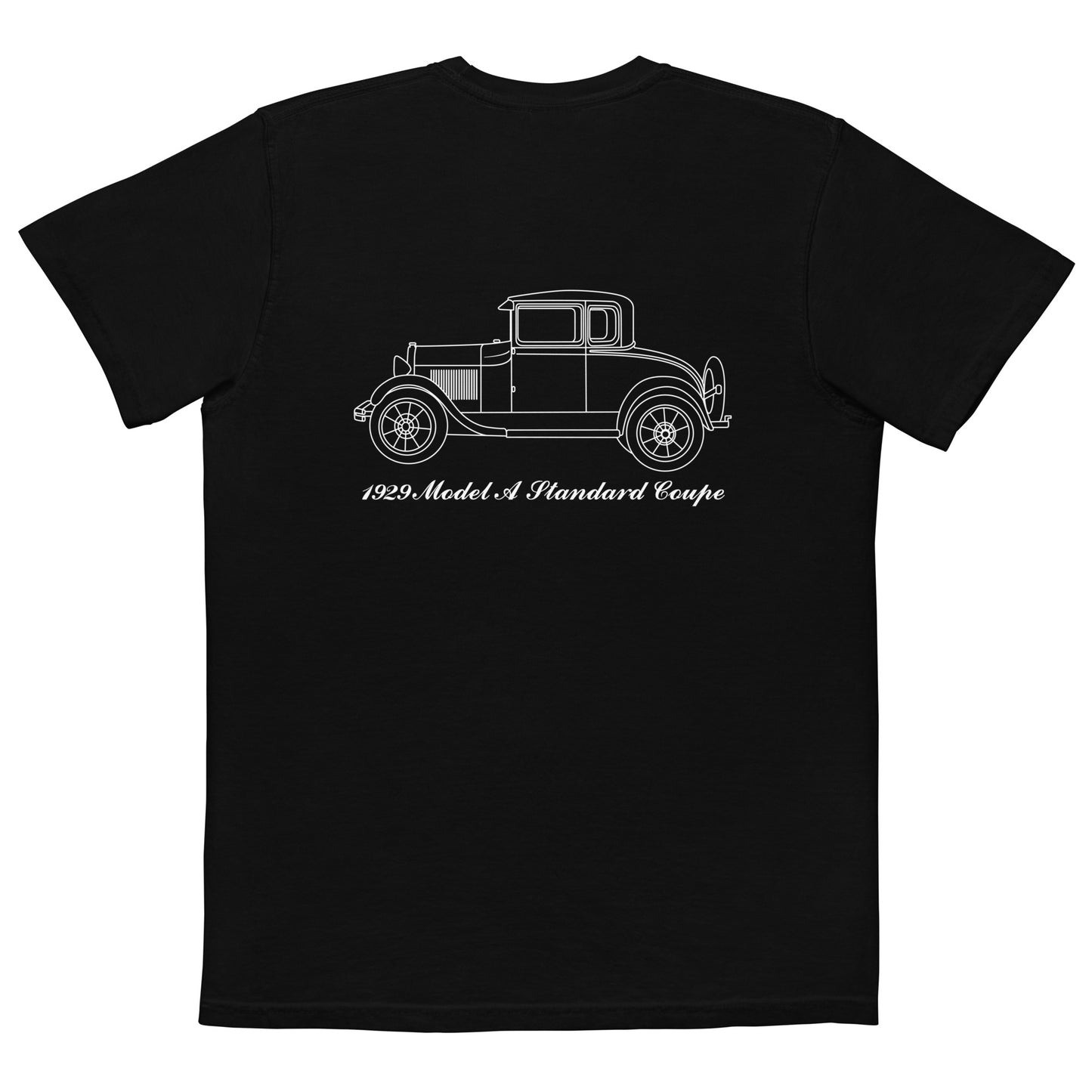 1929 Standard Coupe Black Pocket T-Shirt