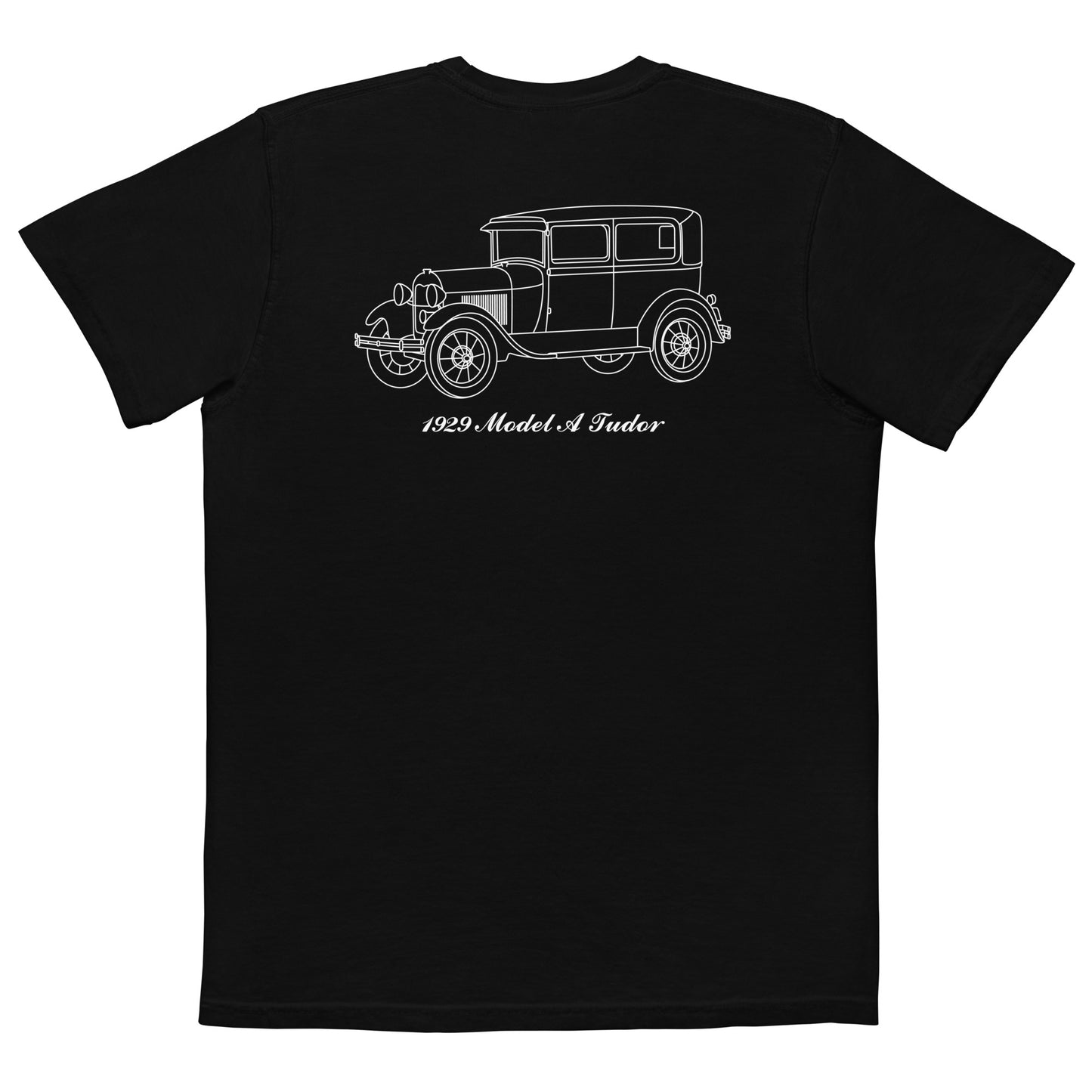 1929 Tudor Black Pocket T-Shirt