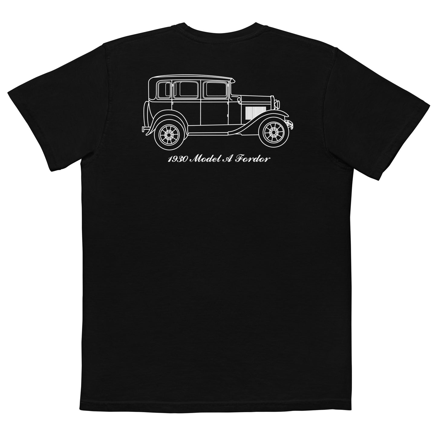 1930 Fordor Town Sedan Black Pocket T-Shirt